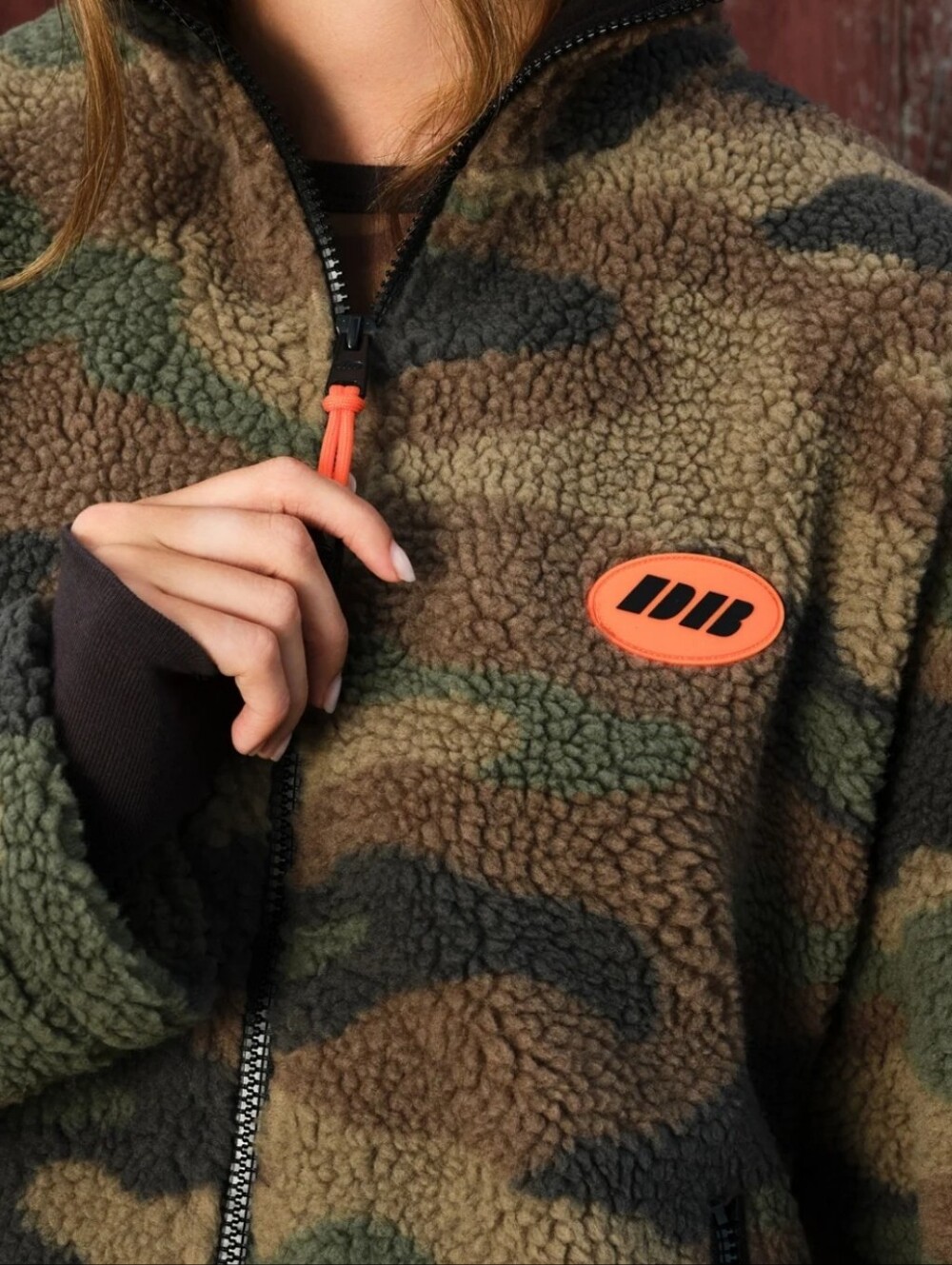 Dairy Boy FIRE! NWT! The Funky Fleece in Decoy Camo in Earth. XS/S. R2S! - Picture 7 of 12